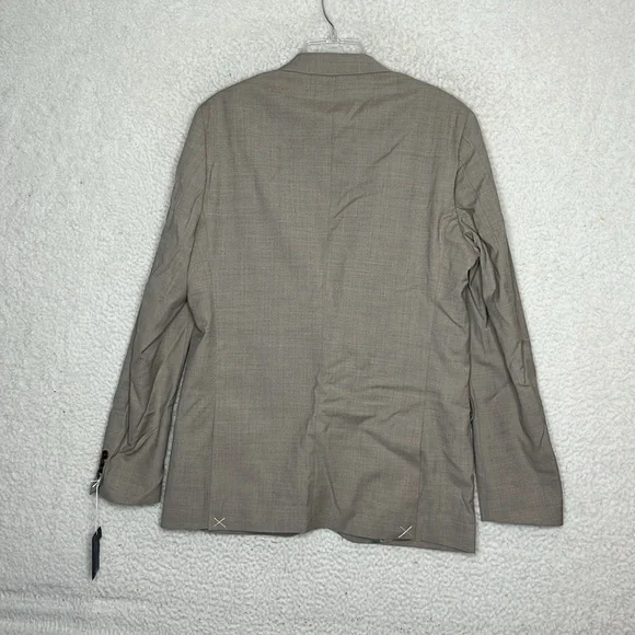 NWT Lands End Khaki Comfort Year’rounder Tailored Suit Jacket Size 40L Long - Picture 10 of 11